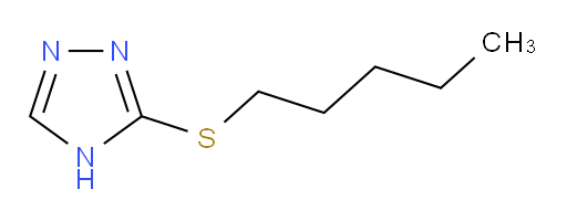 5-(Pentylthio)-1H-1,2,4-triazole (ACI)