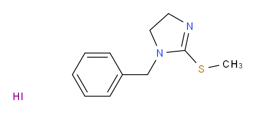 1H-Imidazole, 4,5-dihydro-2-(methylthio)-1-(phenylmethyl)-, hydriodide (1:1) (ACI)