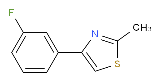 4-(3-Fluorophenyl)-2-methylthiazole (ACI)