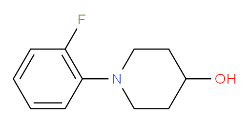 1-(2-Fluorophenyl)-4-piperidinol (ACI)