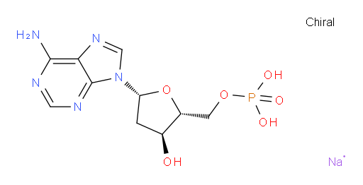 5′-Adenylic acid, 2′-deoxy-, sodium salt (1:2) (ACI)