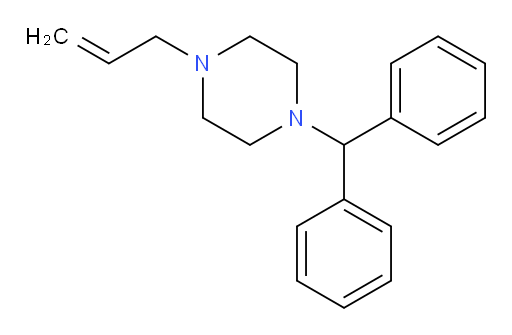 1-(Diphenylmethyl)-4-(2-propen-1-yl)piperazine (ACI)