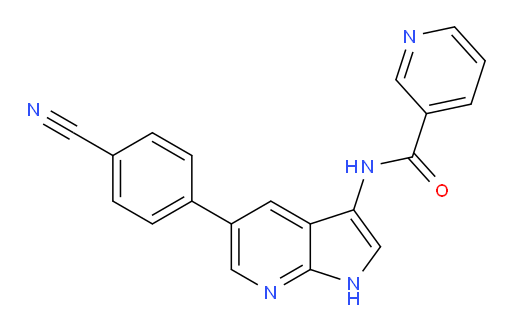 N-[5-(4-Cyanophenyl)-1H-pyrrolo[2,3-b]pyridin-3-yl]-3-pyridinecarboxamide (ACI)