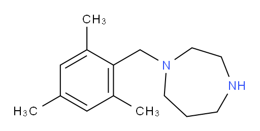 Hexahydro-1-[(2,4,6-trimethylphenyl)methyl]-1H-1,4-diazepine (ACI)