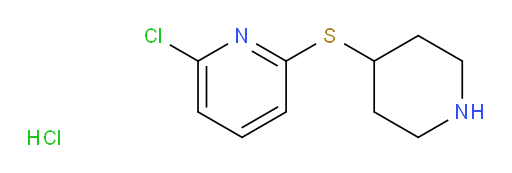 Pyridine, 2-chloro-6-(4-piperidinylthio)-, hydrochloride (1:1) (ACI)
