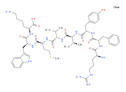 L-Arginyl-L-phenylalanyl-L-tyrosyl-L-valyl-L-valyl-L-methionyl-L-tryptophyl-L-lysine (ACI)