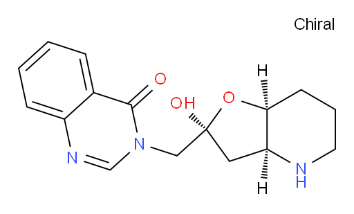 3-[[(2S,3aS,7aS)-Octahydro-2-hydroxyfuro[3,2-b]pyridin-2-yl]methyl]-4(3H)-quinazolinone (ACI)