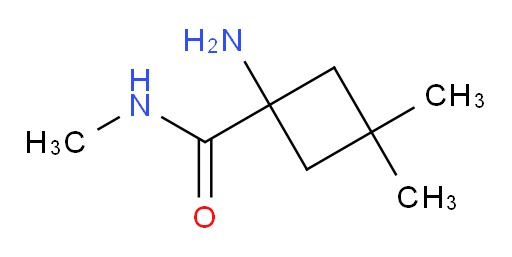 1-amino-N,3,3-trimethylcyclobutane-1-carboxamide