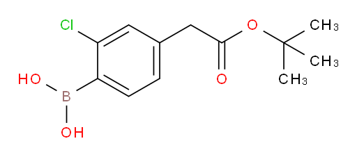 {4-[2-(tert-butoxy)-2-oxoethyl]-2-chlorophenyl}boronic acid