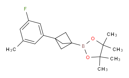 2-[3-(3-fluoro-5-methylphenyl)bicyclo[1.1.1]pentan-1-yl]-4,4,5,5-tetramethyl-1,3,2-dioxaborolane