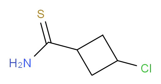 3-chlorocyclobutane-1-carbothioamide