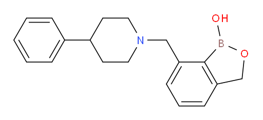 7-[(4-phenylpiperidin-1-yl)methyl]-1,3-dihydro-2,1-benzoxaborol-1-ol