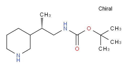 tert-butyl N-[(2S)-2-(piperidin-3-yl)propyl]carbamate