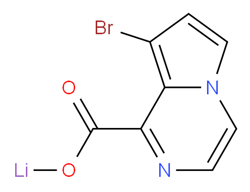 lithium 8-bromopyrrolo[1,2-a]pyrazine-1-carboxylate