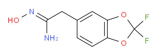 (Z)-2-(2,2-difluoro-1,3-dioxaindan-5-yl)-N'-hydroxyethanimidamide