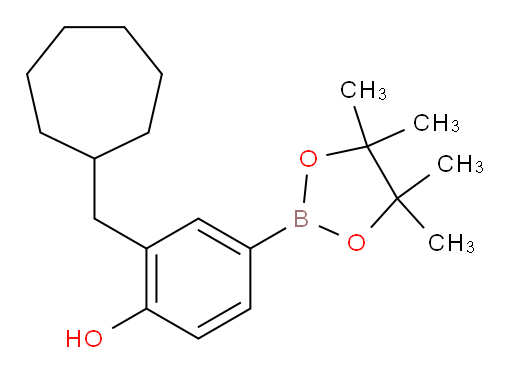 2-(cycloheptylmethyl)-4-(4,4,5,5-tetramethyl-1,3,2-dioxaborolan-2-yl)phenol