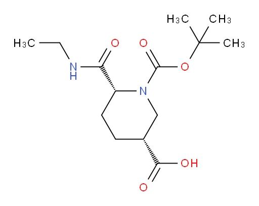 rac-(3R,6R)-1-[(tert-butoxy)carbonyl]-6-(ethylcarbamoyl)piperidine-3-carboxylic acid