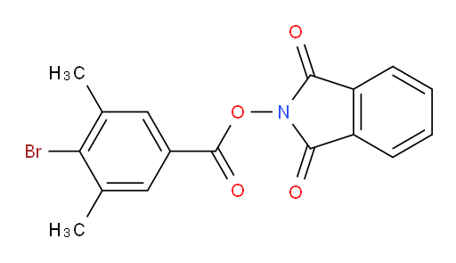 1,3-dioxo-2,3-dihydro-1H-isoindol-2-yl 4-bromo-3,5-dimethylbenzoate