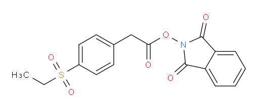 1,3-dioxo-2,3-dihydro-1H-isoindol-2-yl 2-[4-(ethanesulfonyl)phenyl]acetate