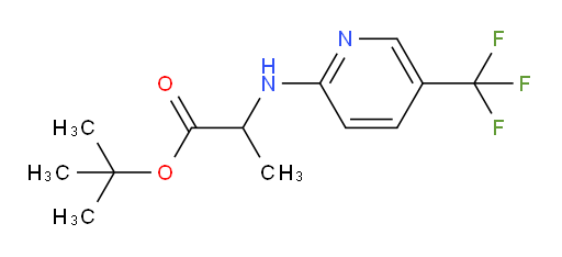 tert-butyl 2-{[5-(trifluoromethyl)pyridin-2-yl]amino}propanoate