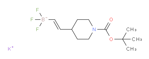 potassium [(1E)-2-{1-[(tert-butoxy)carbonyl]piperidin-4-yl}ethenyl]trifluoroboranuide