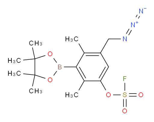 5-(azidomethyl)-2,4-dimethyl-3-(4,4,5,5-tetramethyl-1,3,2-dioxaborolan-2-yl)phenyl sulfurofluoridate
