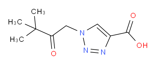 1-(3,3-dimethyl-2-oxobutyl)-1H-1,2,3-triazole-4-carboxylic acid
