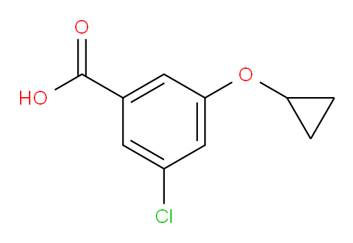 3-chloro-5-cyclopropoxybenzoic acid