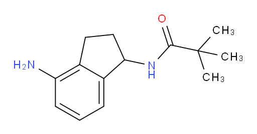 N-(4-amino-2,3-dihydro-1H-inden-1-yl)-2,2-dimethylpropanamide