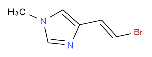 4-(2-bromoethenyl)-1-methyl-1H-imidazole
