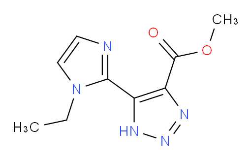 methyl 5-(1-ethyl-1H-imidazol-2-yl)-1H-1,2,3-triazole-4-carboxylate