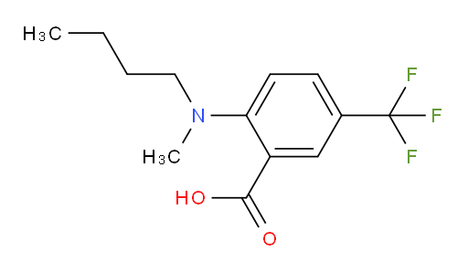 2-[butyl(methyl)amino]-5-(trifluoromethyl)benzoic acid
