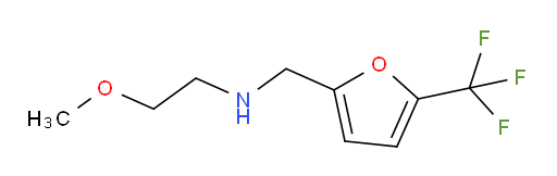 (2-methoxyethyl)({[5-(trifluoromethyl)furan-2-yl]methyl})amine