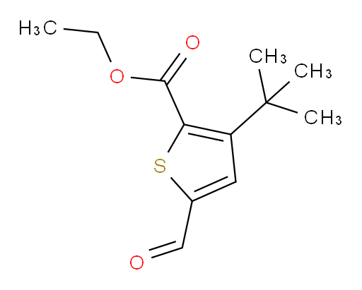 ethyl 3-tert-butyl-5-formylthiophene-2-carboxylate