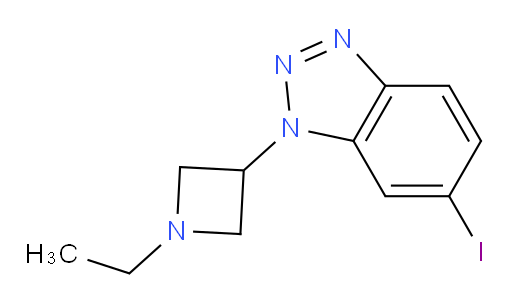 1-(1-ethylazetidin-3-yl)-6-iodo-1H-1,2,3-benzotriazole