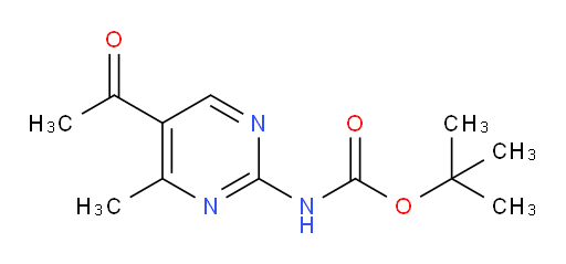 tert-butyl N-(5-acetyl-4-methylpyrimidin-2-yl)carbamate