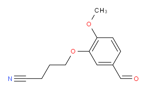 4-(5-formyl-2-methoxyphenoxy)butanenitrile