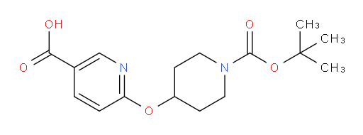 6-({1-[(tert-butoxy)carbonyl]piperidin-4-yl}oxy)pyridine-3-carboxylic acid