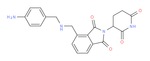 4-({[(4-aminophenyl)methyl]amino}methyl)-2-(2,6-dioxopiperidin-3-yl)-2,3-dihydro-1H-isoindole-1,3-dione