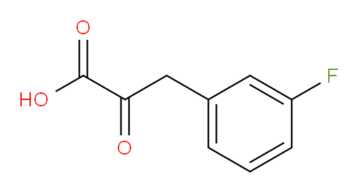 3-(3-fluorophenyl)-2-oxopropanoic acid