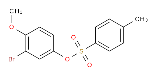 3-bromo-4-methoxyphenyl 4-methylbenzene-1-sulfonate