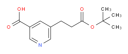 5-[3-(tert-butoxy)-3-oxopropyl]pyridine-3-carboxylic acid