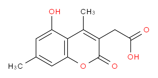 2-(5-hydroxy-4,7-dimethyl-2-oxo-2H-chromen-3-yl)acetic acid