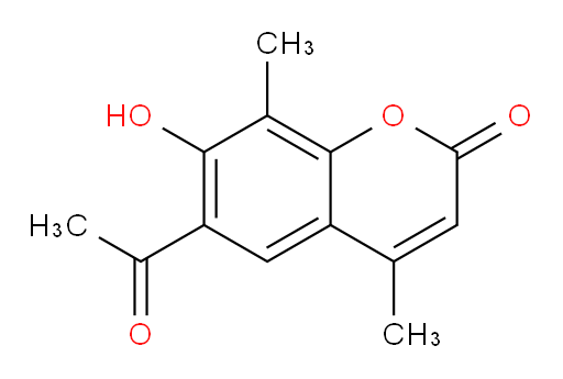 6-acetyl-7-hydroxy-4,8-dimethyl-2H-chromen-2-one