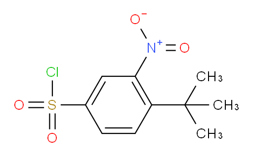 4-tert-butyl-3-nitrobenzene-1-sulfonyl chloride