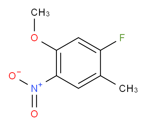 1-fluoro-5-methoxy-2-methyl-4-nitrobenzene