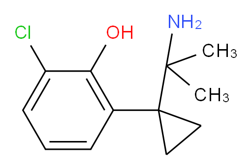2-[1-(2-aminopropan-2-yl)cyclopropyl]-6-chlorophenol