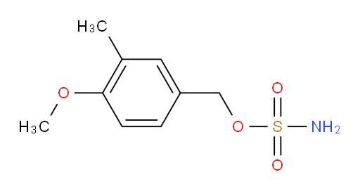 (4-methoxy-3-methylphenyl)methyl sulfamate