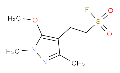 2-(5-methoxy-1,3-dimethyl-1H-pyrazol-4-yl)ethane-1-sulfonyl fluoride