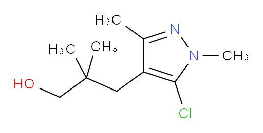 3-(5-chloro-1,3-dimethyl-1H-pyrazol-4-yl)-2,2-dimethylpropan-1-ol